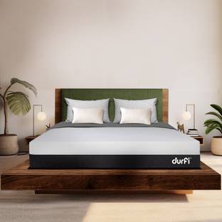 Durfi Natural Latex Orthopedic 6 inch Single High Resilience (HR) Foam Mattress