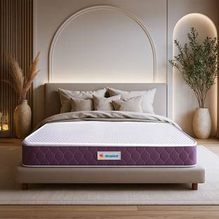 Sleepwell Orthopedic, Anti Microbial, Medium Firm Support 8 inch Queen Memory Foam Mattress