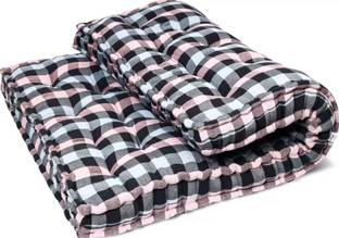 Anand Textile Soft Cotton Multicolour 6X5ft Mattress / Gadda 5 inch Queen Cotton Mattress