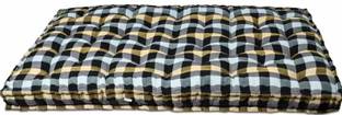 RAJASTHAN HANDLOOM Soft Cotton Multicolour 6X4ft Mattress / Gadda 5 inch Double Cotton Mattress