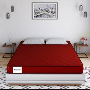 Homesick Dual Plus - Soft & Hard 4 inch Double PU Foam Mattress