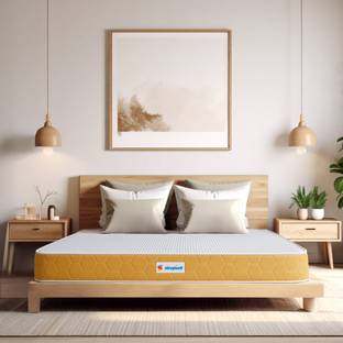 Sleepwell Dual Reversible 8 inch Queen High Density (HD) Foam Mattress
