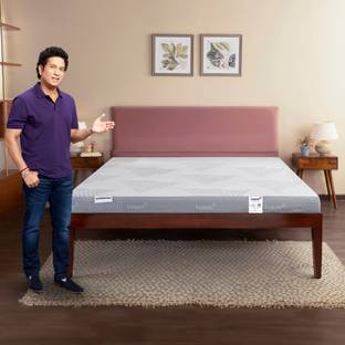LIVPURE DUOS FLIP Reversible 3D SleepTech Crafted Zones Ergonomic Support ComfortScience 5 inch Double High Density (HD) Foam Mattress