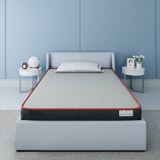 Flipkart Perfect Homes Dual Comfort Hard & Soft 4 inch Single High Resilience (HR) Foam Mattress