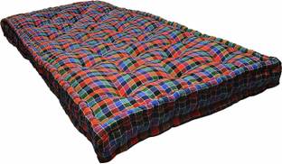 Anand Textile 4 Inch Fiber 4 inch Single Cotton Mattress