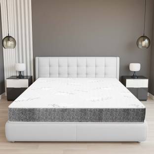 softland DuoFlex Orthopedic Hard & Soft Flip Reversible 8 inch Double High Resilience (HR) Foam Mattress