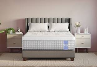 Loom & Needles Gravity Hybrid Euro Top 5 Zoned Zero Partner Disturbance & 7 Layered Foam 10 inch Single Pocket Spring Mattress