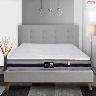 COIRFIT Ortho Duet Transition HR Foam with CF Cool Yarn Fabric and HerbFRESH TECHNOLOGY 8 inch Queen Bonded Foam Mattress