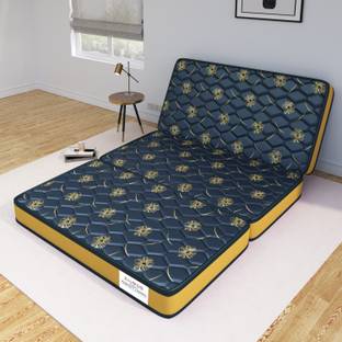 Flipkart Perfect Homes Magix Three Folding/Travel Mattress 5 inch Double High Density (HD) Foam Mattress