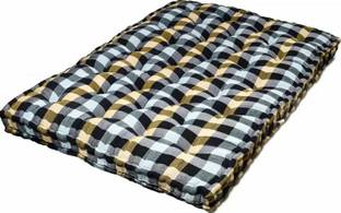 Anand Textile Soft Cotton Multicolour Mattress / Gadda 5 inch King Cotton Mattress