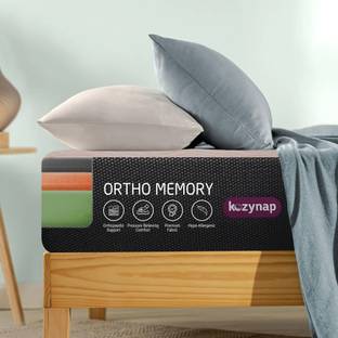 Kozynap Orthopedic Open Cell Memory Foam Mattress – Soft, Back Pain Relief, High GSM 6 inch King High Density (HD) Foam Mattress