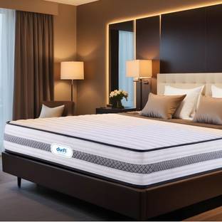 Durfi Pocket Spring 6 inch King Memory Foam Mattress
