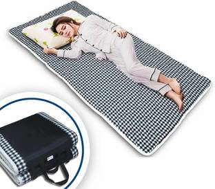 Padamshree Premium Foldable Mattress, Folding, Lightweight, Travel, Floor, Outdoor Camping 1 inch Double Cotton Mattress