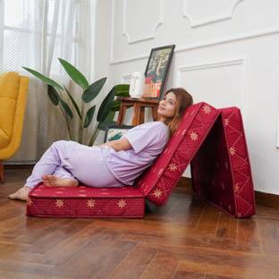 SLEEPSPA Soft Bounce 3-Fold Premium Orthopedic Direct From Factory 4 inch Single PU Foam Mattress