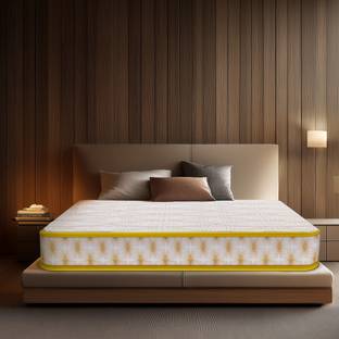 KURLON OrthoMagic Essential |Orthopedic Hybrid mattress with Latex, Coir & HR Foam | 5 inch Single Latex Foam Mattress