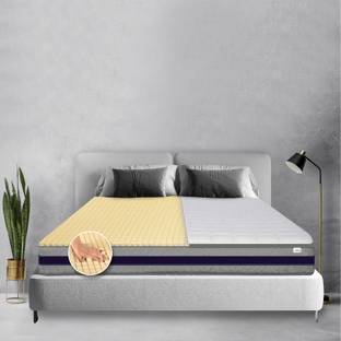 SLEEPSPA RelaxGRID with COOLING Tech I Medium Firm Feel for Back Pain Relief 8 inch Single High Resilience (HR) Foam Mattress