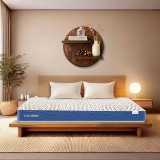 Neobest NEOTDF72608 | Orthopedic Support Dual Reversible & Hypoallergenic Premium Fabric 8 inch inch Queen High Resilience (HR) Foam Mattress
