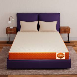 SleepyHug AirCell Series Ortho SpineX Honeycomb Grid Orthopedic UltraSupport 8 inch King High Resilience (HR) Foam Mattress