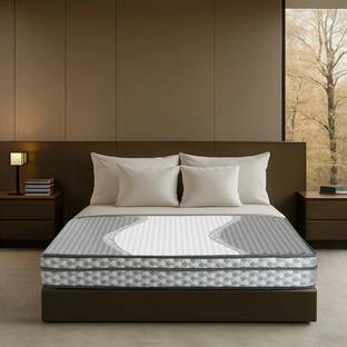 Sleepwell Ortho Pro Spring, Euro Top Finish, 3-zone pocket 6 inch King Pocket Spring Mattress