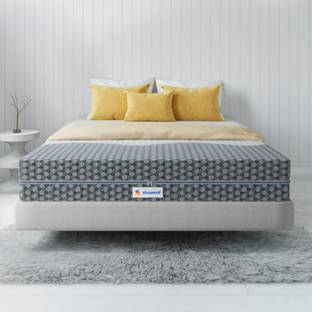 Sleepwell Ortho PRO Spring- Impressions Memory Foam Mattress with Airvent Technology 8 inch King Pocket Spring Mattress