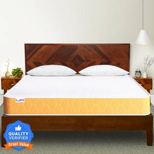 Sleepwell Dual Medium Soft & Hard 6 inch Queen High Density (HD) Foam Mattress