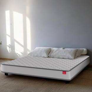 KURLON Klassic Essential | Natural Coir & HR Foam with Top Quilted Memory Foam Layer | 5 inch King Coir Mattress