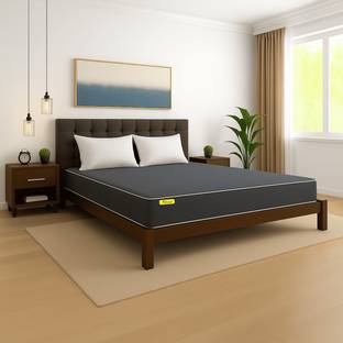 RELAX FRESH High Resilience Single Layer Foam Mattress 4 inch Queen High Density (HD) Foam Mattress