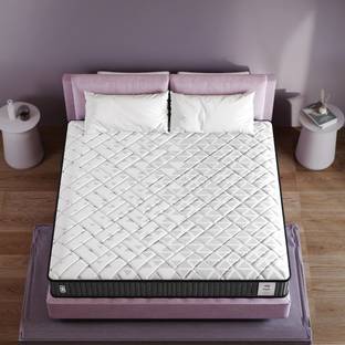 SPRINGWEL Dualis Dual Comfort Reversible Medium Soft Mattress With Bamboo Charcoal Fabric 6 inch Single High Density (HD) Foam Mattress