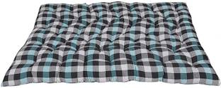 TAPODHANI INTERNATIONAL Cotton Multicolour Sleeping Mattress 3 inch Single Cotton Mattress