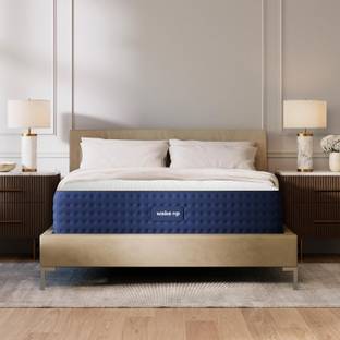 Wakeup India Virasat Dual Comfort With Body Zone Technology Mattress in a Box | Medium Firm | 4 inch Queen High Resilience (HR) Foam Mattress