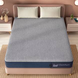 Wakefit Dual Comfort - Reversible Hard & Soft 4 inch Single High Resilience (HR) Foam Mattress
