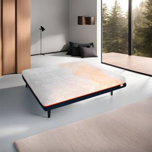 SLEEPSPA 3-Zone Responsive Cooling Crystal Tech 4 inch Single Memory Foam Mattress