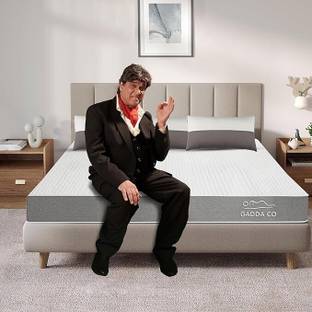 GADDA CO Orthopedic Memory Foam Dual Comfort Bed Mattress 6 inch Double PU Foam Mattress