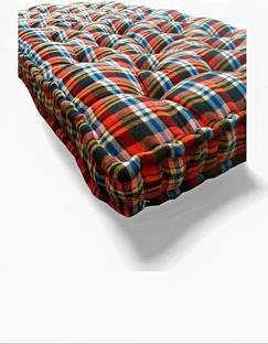 DUROKING HEAVY BORDER 5 inch Single Cotton Mattress