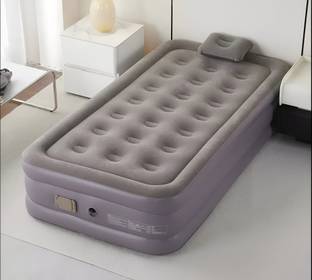 rich mart Air Mattress Premium Self Inflating Mattress for Home Travel Camping 5 inch King PU Foam Mattress