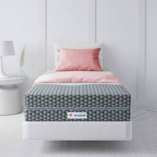 Sleepwell Ortho PRO Profiled Foam- Impressions Memory Foam & Airvent Cool Gel Technology 8 inch Single PU Foam Mattress