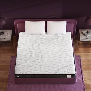 SPRINGWEL Harmony Pocket Spring Quilted Soft Bed Mattress With Bamboo Charcoal Fabric 8 inch Single Pocket Spring Mattress