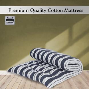 COLOFLY Soft Cotton Easy Foldable Light Weight 4 inch Single Cotton Mattress