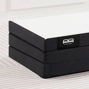 Boujee Balancee Tri-Fold Mattress, Medium Firm, Portable, Ideal for Travel, Picnics & Dorms 3 inch Single Memory Foam Mattress