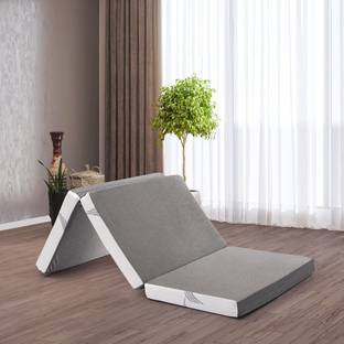 Wakefit Flexagon Trifold Pro 4 inch Single High Resilience (HR) Foam Mattress