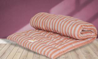 MOROFEEL Soft Cotton Multicolour Mattress / Gadda / Indoor/outdoor 4 inch Single Cotton Mattress