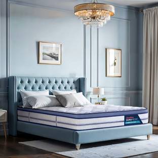 duroflex Strength Plus Duropedic with Doctor Recommended, 5 Zone Dual Density Orthopedic 6 + 2 inch Single Coir Mattress