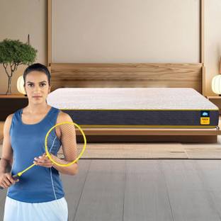 Centuary Mattresses Dual-Hard & Soft Sleepables 6 inch Double High Resilience (HR) Foam Mattress