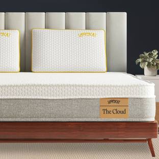 SleepyCat Cloud Spring Mattress 8 inch Double Pocket Spring Mattress
