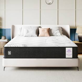 SPRINGWEL Harmony Pocket Spring Quilted Soft Bed Mattress With Bamboo Charcoal Fabric 6 inch Single Pocket Spring Mattress