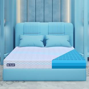 The Sleep Company SmartGRID Ortho SnowTec- AIHA Certified 4-6 Degree Cooling Technology| 8 inch King High Density (HD) Foam Mattress