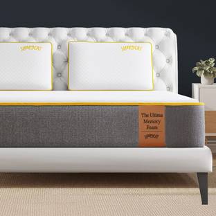 SleepyCat Ultima CoolTEC Medium Soft with AirGen Memory Foam 8 inch Queen High Density (HD) Foam Mattress