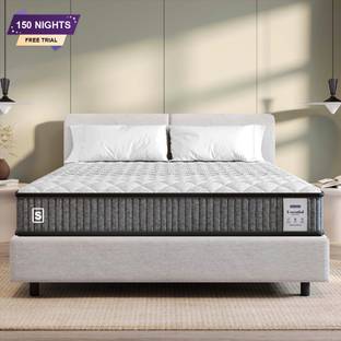 SPRINGWEL Essential Medium Firm Quilted Mattress With Bamboo Charcoal Fabric 5 inch Single High Density (HD) Foam Mattress
