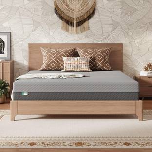 Novilla ErgoFlip Reversible Mattress Dual Comfort, Cooling Gel Foam & Ortho Support 6 inch Queen PU Foam Mattress