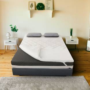 Dreamveda 2" Cool Gel Memory Foam Mattress Topper | Soft Mattress Padding 2 inch Single Memory Foam Mattress